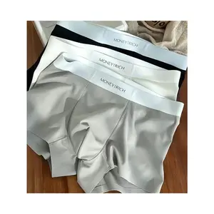 PAKET 3 PCS Celana Dalam Boxer Pria Nylon Ice Silk Adem Dingin Elastis | BoxerKu 026