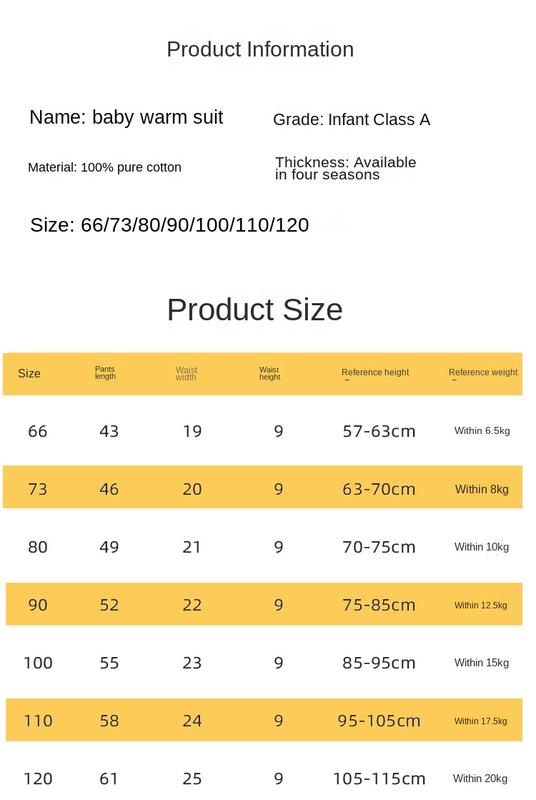 Product Introduction of Bộ Quần Áo Mùa Thu Cho Em Bé Chất Liệu Cotton Nguyên Chất, Đồ Lót Giữ Nhiệt Cho Trẻ Em, Áo Liền Quần Dài Cho Em Bé Đồ Ngủ Xẻ Tà Cho Bé Trai, Thích Hợp Cho Bé Gái, Lý Tưởng Cho Cơ Sở Mùa Xuân Và Mùa Thu Thun 13