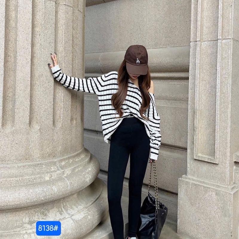 ️‍ Quần legging mèo lót nỉ . Chất quần co dãn, vải mịn. Lót dày vừa ko bị cộm khi mặc. Em sẵn kho    Size : Free ( 45- 65kg ) 2