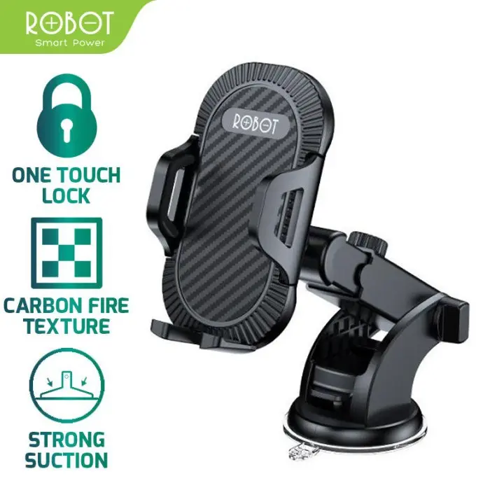 Car Holder Mobil ROBOT RT-CH12 Stand HP Tempat Dudukan Handphone GPS 3