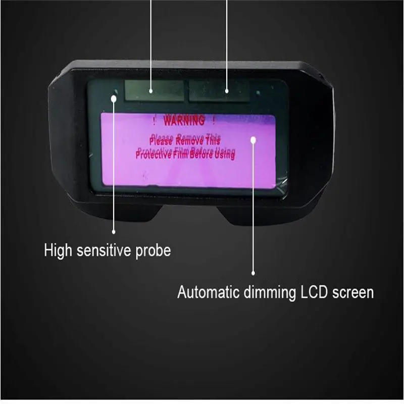 Auto-dimming Welding Glasses, Welding Protective Glasses, Lightweight Welding Glasses with LCD Screen, Solar Energy Eyes Glasses 4
