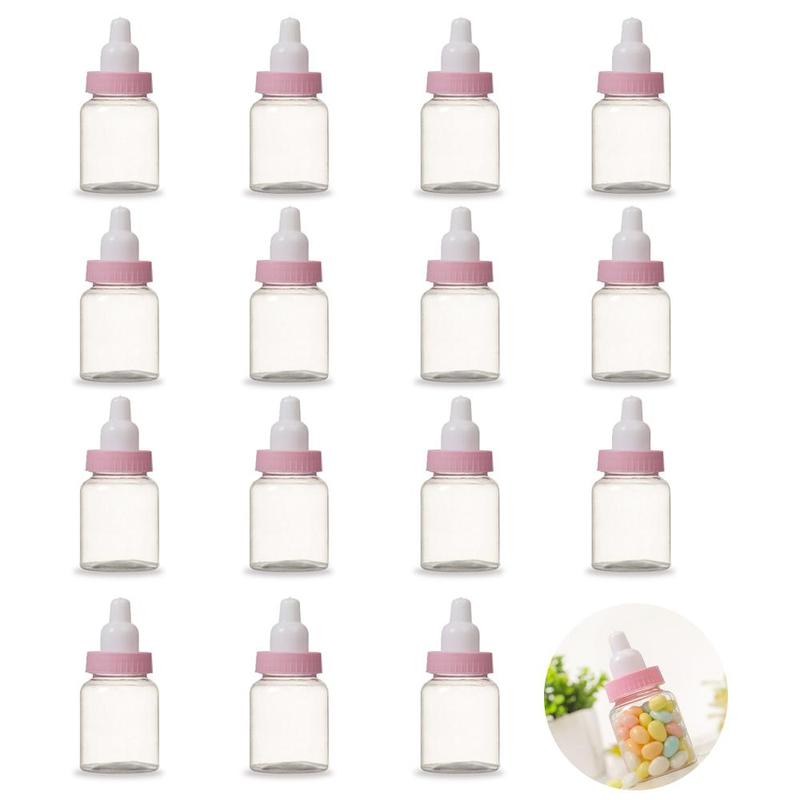 Mini Baby Milk Bottle Shaped Box, 12pcs Creative Portable Candy Storage Box, Birthday Party Decor 3