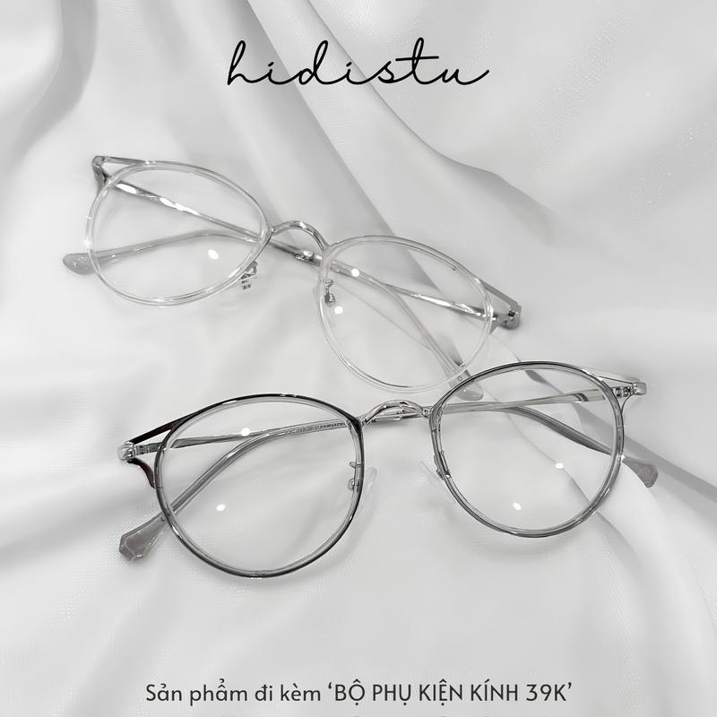 Kính mắt tròn Tai Mèo khung kim loại. Tròng kính chống tia UV400. Phù hợp dáng mặt trung tròn vừa nhỏ Titan