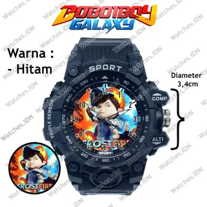Jam Tangan Sport Anak Laki Laki Boboiboy Anti Air Fashion