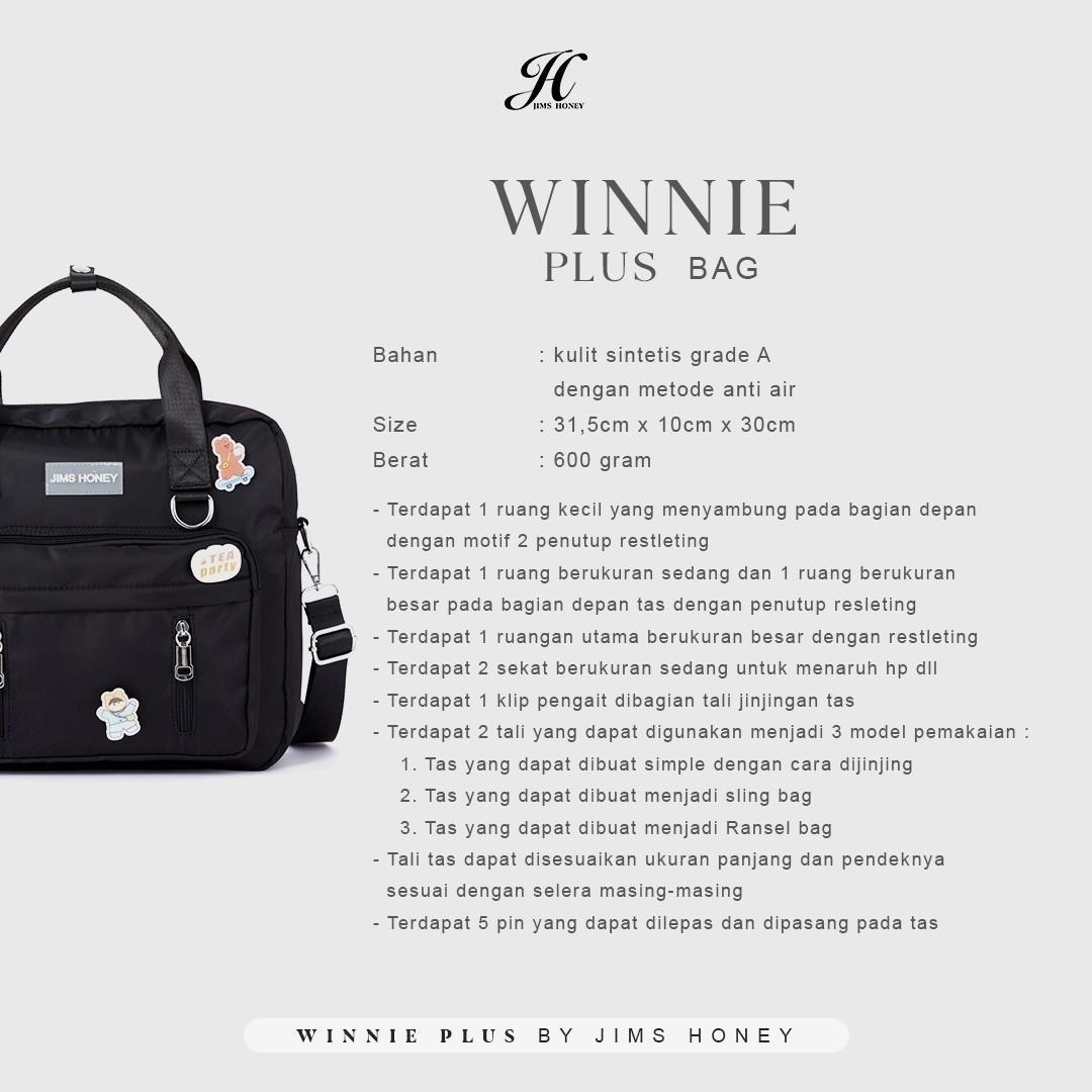 JIMS HONEY TAS RANSEL WINNIE PLUS BACKPACK