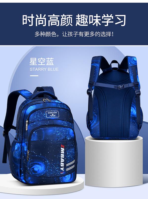 Product Introduction of Grade 1-3-6 New kids backpack for boys large capacity school backpack Children Waterproof Primary Schoolbags Mochila Escolar 7