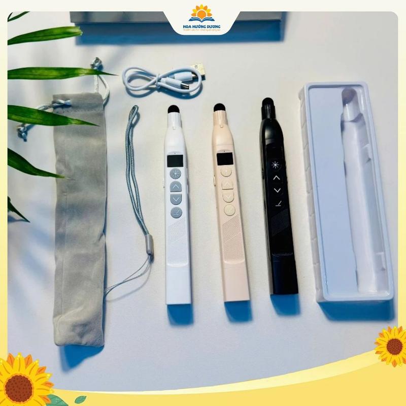 Bút trình chiếu cao cấp PPT S18 tích hợp que chỉ bảng laser k dây pin sạc điều khiển từ xa cao cấp đáng yêu dễ thương cho học sinh