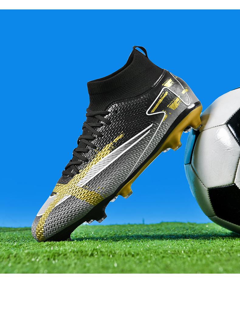 Product Introduction of （SIZE 33-45）Ready Stock Unisex Plus Size Football Shoes Outdoor Futsal Soccer Shoes Non-slip Training Shoes 22