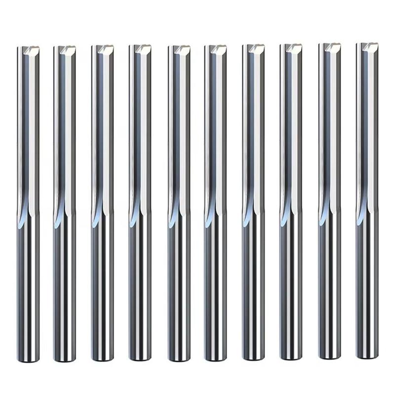 Lanyuanshangmao Công cụ CNC 2 sáo Dao phay Thép cacbua rắn 3.175 Thân 4mm Dao…