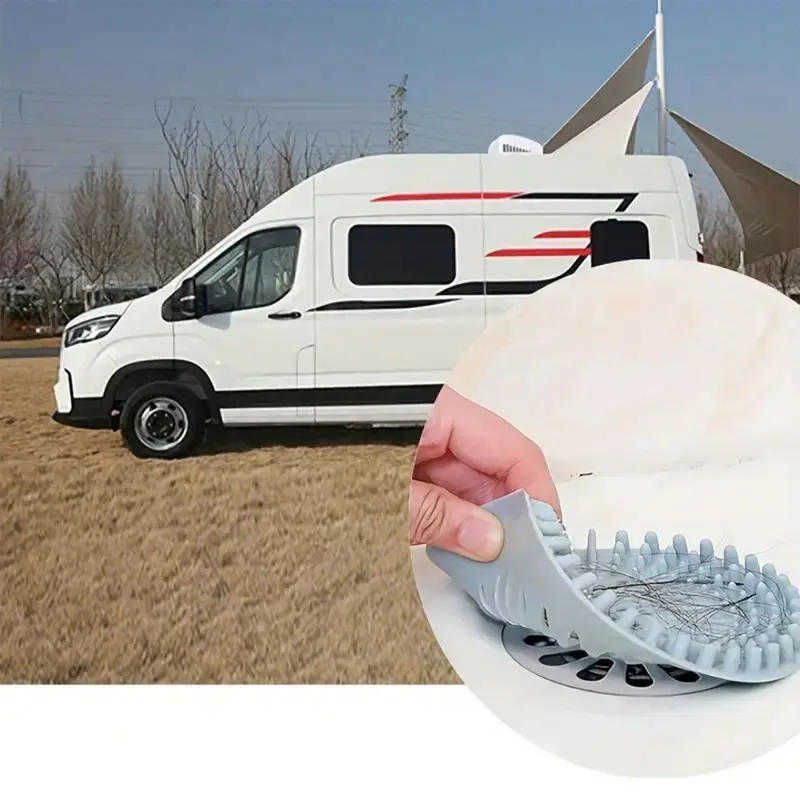Bathroom Drain Hair Catcher, Anti-Clogging Silicone Floor Drain Cover For Kitchen Sink, Mesh Drain Filter,This Product Does Not Have Suction Cups At The Bottom Multicolor 6