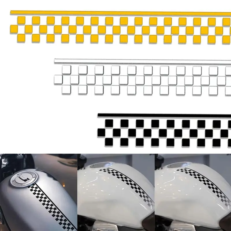 Hình dán ô tô, Thiết kế sọc ca rô, Hình dán Decal can, cho chắn bùn xe máy, Bán Chạy 0