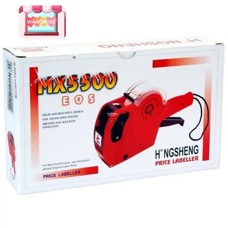 MX-EOS5500 Labeller Pricing Machine and 1 Roll Price Marked Label Paper Price Tag