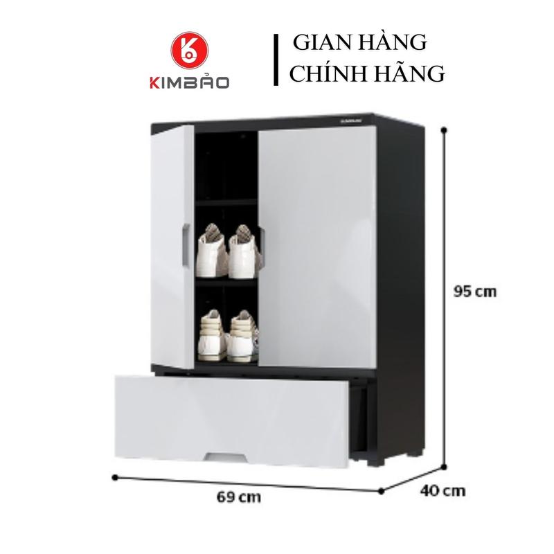 Tủ giày nhựa 2 cánh 1 ngăn Sunhouse KS-CA950S1