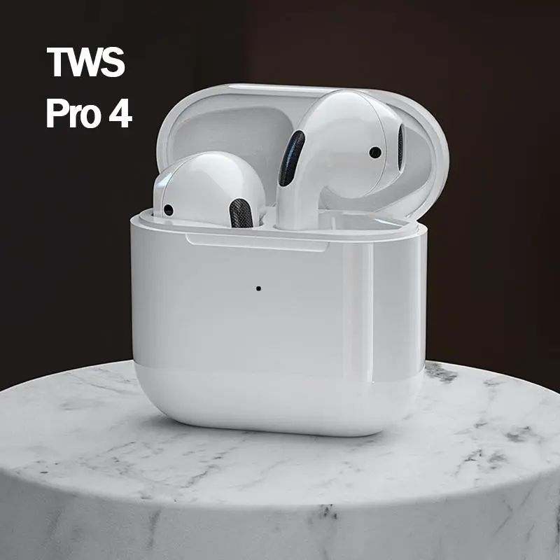 Tai nghe Bluetooth Pro4, không dây, nhỏ gọn và tiện lợi, tai nghe trong tai, dành cho sinh viên, chất lượng âm thanh âm thanh nổi HIFI, thích hợp cho các hệ thống Android và Xiaomi