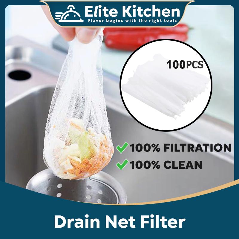 Elite Kitchen - 100pcs Kitchen Sink Basin Net Beg Penapis Sink - TikTok ...