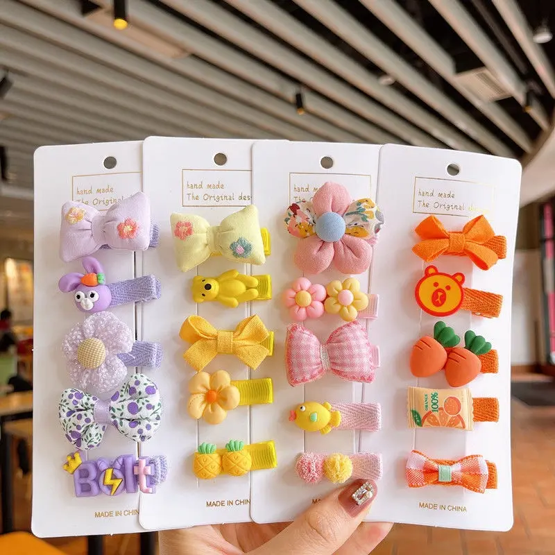 TD - JEPITAN RAMBUT ANAK 5PCS FASHION KOREA HAND MADE / JEPITAN RAMBUT ANAK MODEL KOREAN CUTE 3