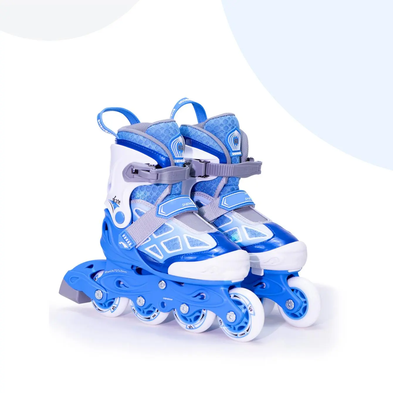 Lightweight & Comfortable Roller Skates, 1 Pair Adjustable Roller Skates for Outdoor Sports, Skate Shoes for Men & Women