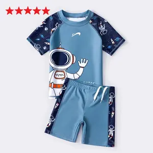 Baju Renang Swimsuit Swimwear Remaja Anak Laki-Laki Tanggung Baju Celana Renang Boy Toddler Pendek Topi Cowok