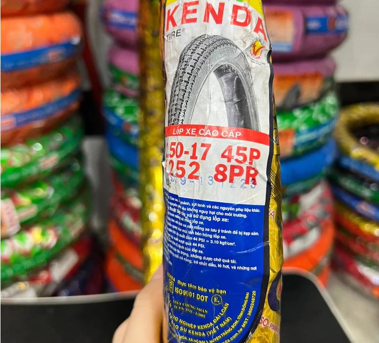 52. Lốp vỏ KENDA dùng ruột 2.25-17 & 2.5-17 & 2.75-17 gai K208, K201, K422, K252 dành cho xe Wave A-RSX, Dream, Future, Sonic 150, Raider, Satria, Sirius, Jupiter, YaZ, Axelo. 3