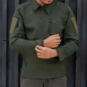 Kaos Tactical BDU - Kaos Tactical Pria Army Hijau Hitam Panjang Pendek Polos