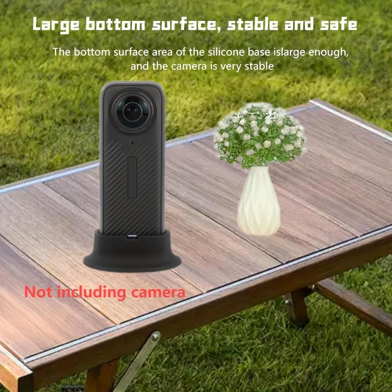 Desktop Silicone Base for Insta360 X4, Camera Anti-slip Base, Camera Accessories for Home & Office Use 4
