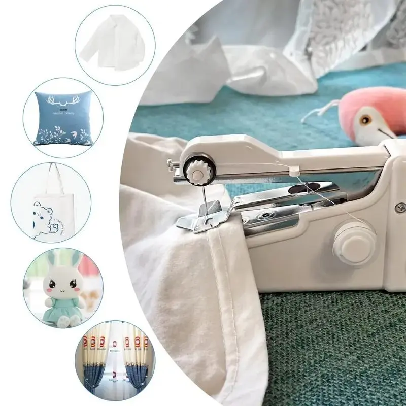 Mini Handheld Sewing Machine without Battery, Portable Electric Stitcher Sewing Machines, Sewing Supplies for Home Use, Gadgets For The Home, Gift, Teen Girl Gifts, Trending Products 4