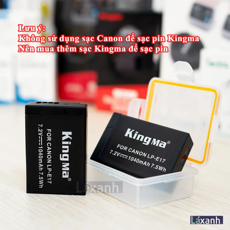 Canon LP-E17 | Pin và Sạc máy ảnh Kingma LP-E17 cho Canon EOS R8 R100 R50 R10 RP M100 M6 M5 M3 750D 760D 800D 8000D 200D 77D canon lpe17 1