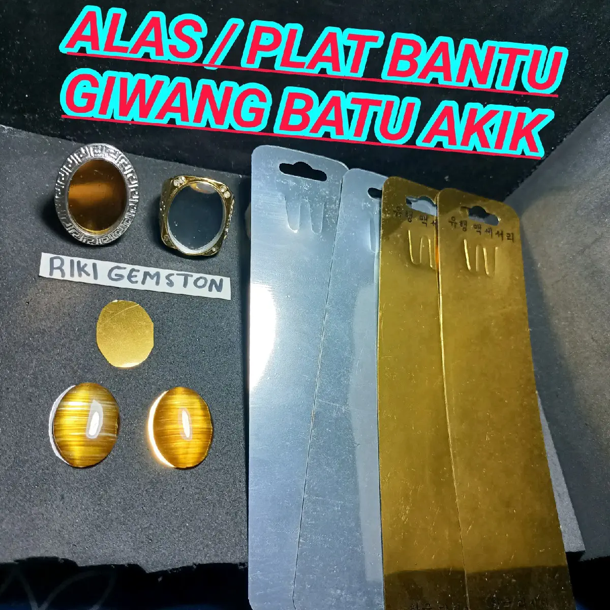 Alas Plat Bantu Giwang , Batu Akik