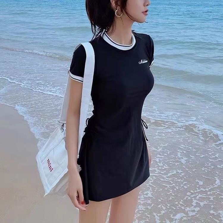 Product Introduction of Swimming Suit for Women, Summer Split, Conservative and Pure, Campus Student Party, Casual Swimming Suit, Soaking in Hot Springs 7