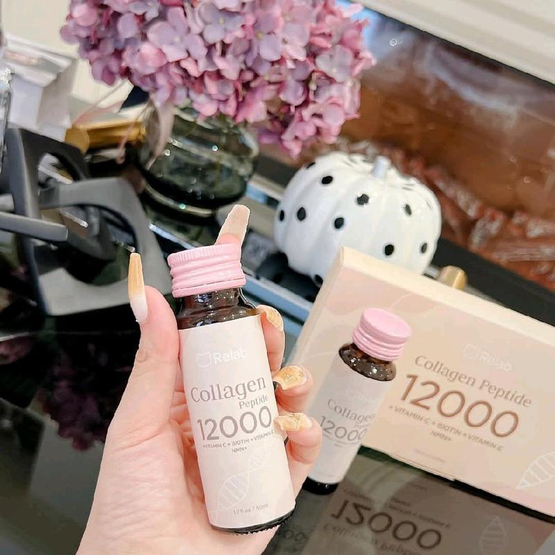 Chai đựng Collagen Relab 12000 Japan (Hộp 6 chai)