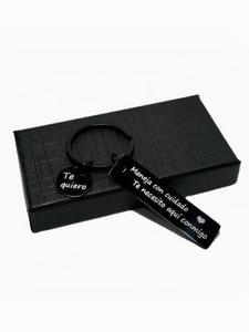 Set de regalo de llavero Drive Safe, diseño de patrón de letras lindo, regalo perfecto para cumpleaños y Día del Padre, accesorio de estilo español para exteriores
