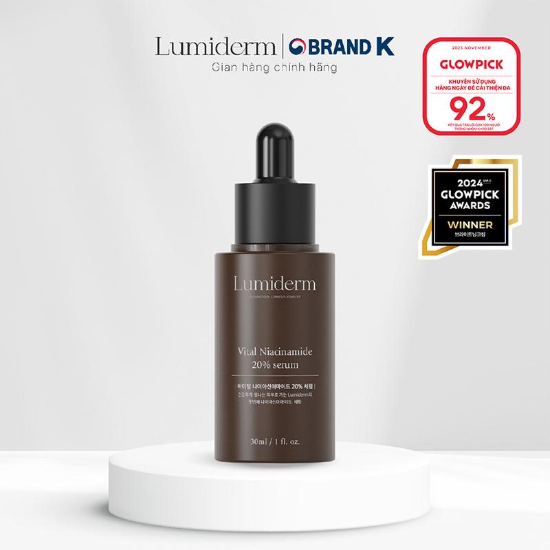 Serum Lumiderm Vital Niacinamide 20% Serum ( B3 20%) Skincare Dưỡng Ẩm Da Skincare Dưỡng Ẩm Da
