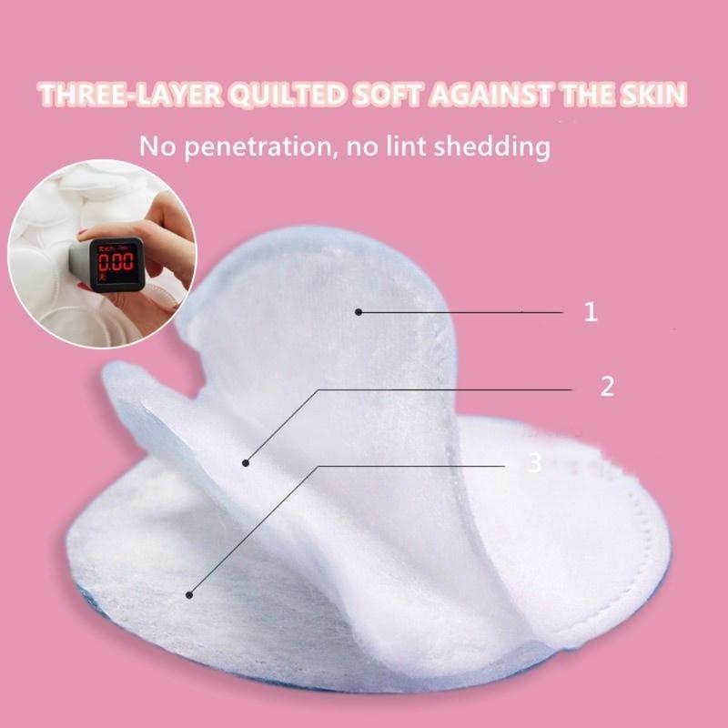 Product Introduction of Shining Tree2 200/500Pcs Gentle Round Makeup Remover Pads Soft Disposable Cotton Pads Washable 3-Layer Nail Polish Remover Pads for Deep Cleansing 21