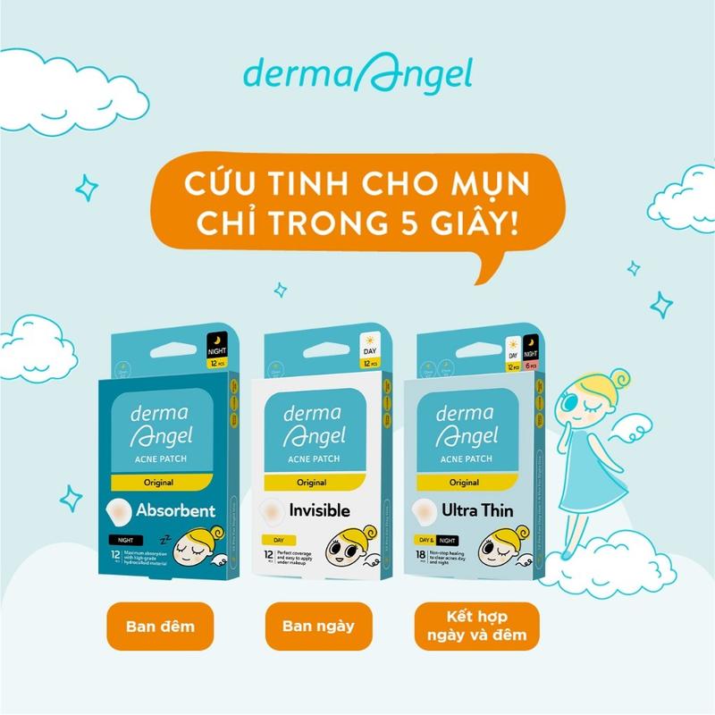 Combo dán mụn Derma Angel Day & Night 6