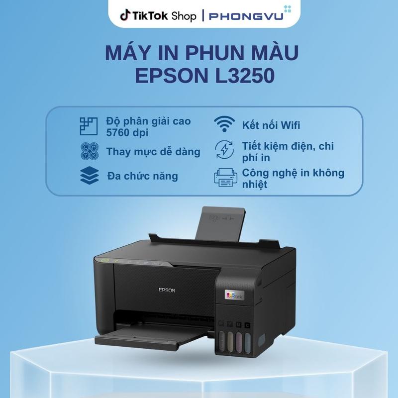 Máy in Epson L3250 - Thiết kế nhỏ gọn & Kiểu dáng sang trọng - Bảo hành 24 tháng