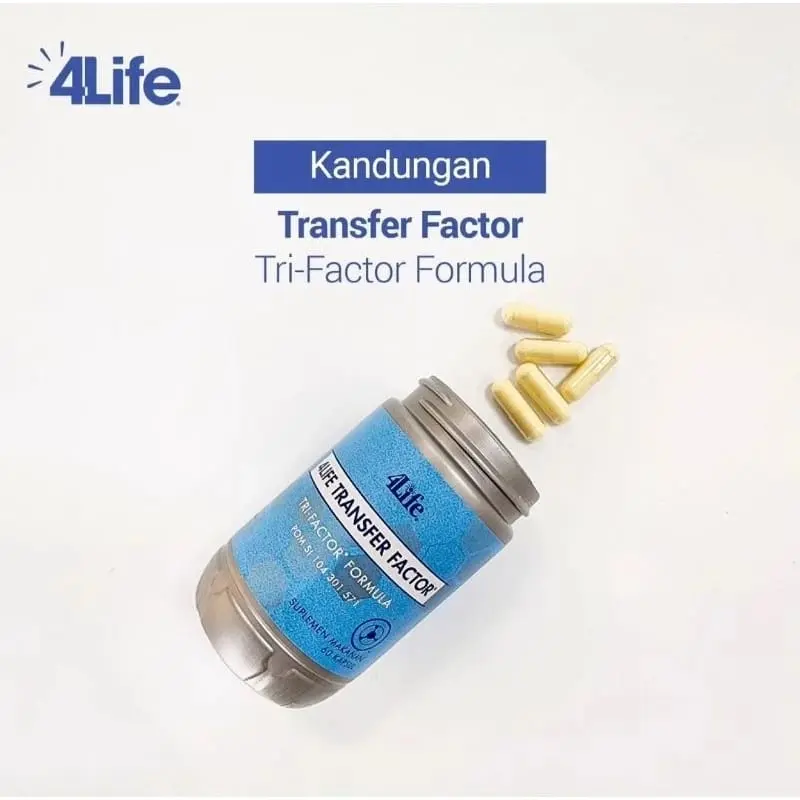 PROMO 5.5 | 4LIFE TRANSFER FACTOR TRI-FACTOR FORMULA EXP 05/2026 ECER 10 KAPSUL / 1 BOTOL ISI 60 KAPSUL 3