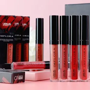 Implora Urban Lip Matte Cream 2.7gr BPOM Pelembab Bibir Lipstick Lipstik Gloss Kosmetik Mempercantik dengan Vitamin E Antioxidan