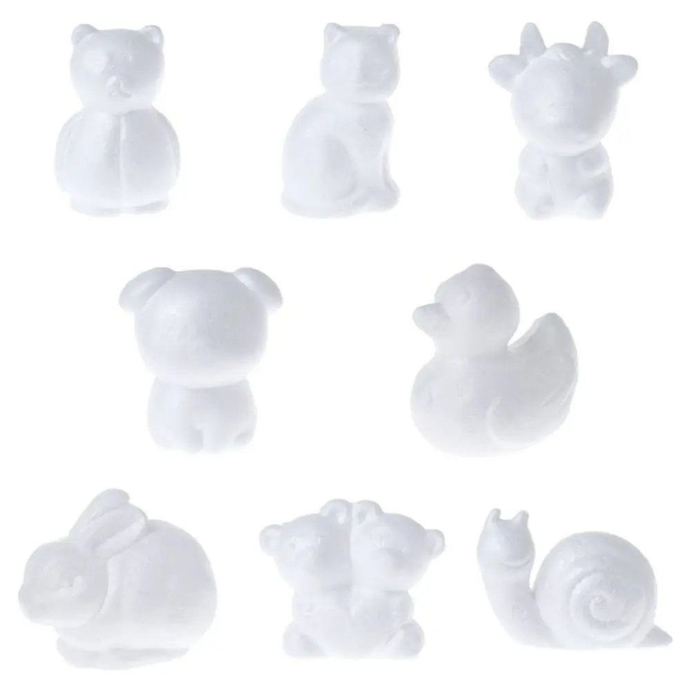 Crafts Christmas Gifts Party Supplies Foam Balls White Polystyrene Styrofoam Animals Shape