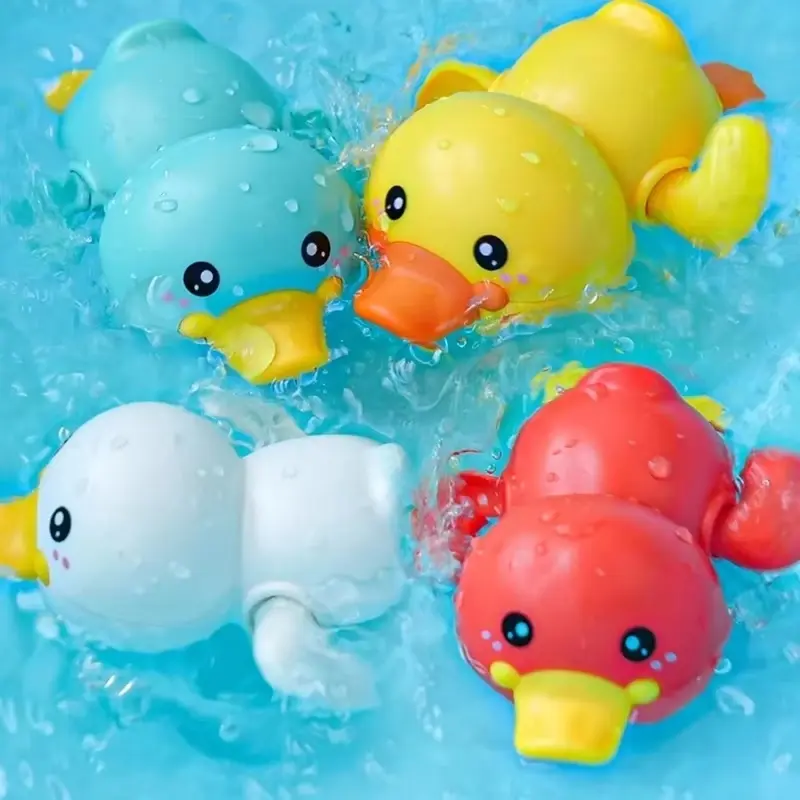 Mainan Wind UP DUCK bebek putar / mainan mandi bayi bebek renang putar 1