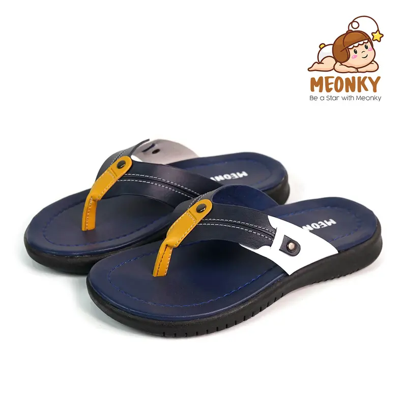 Sandal Anak Laki Laki Sendal Japit Anak Cowok Original Meonky SB - 11 Cocok Untuk Bermain Sekolah Pesta anak kecil  Gratis Ongkir Ke seluruh Indonesia Kaki Fashion Sd 2