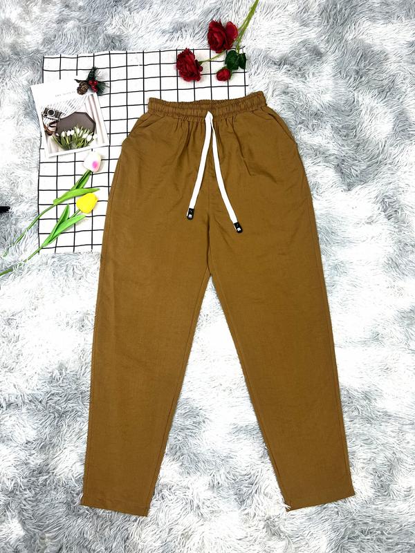 Quần đũi baggy có dây rút thật 5