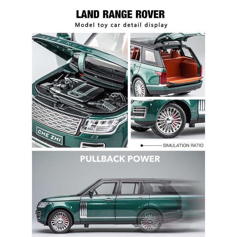 Product Introduction of Mô Phỏng Xe Ô Tô Land Range Rover Suv, 1 Mô Hình 24 Kích Thước, Âm Thanh Và Ánh Sáng Kéo Lùi, Đồ Trang Trí Bộ Sưu Tập Hợp Kim, Thích Hợp Cho Bé Trai, Đồ Chơi Ô Tô, Tuyệt Vời Làm Quà Tặng Toy 14