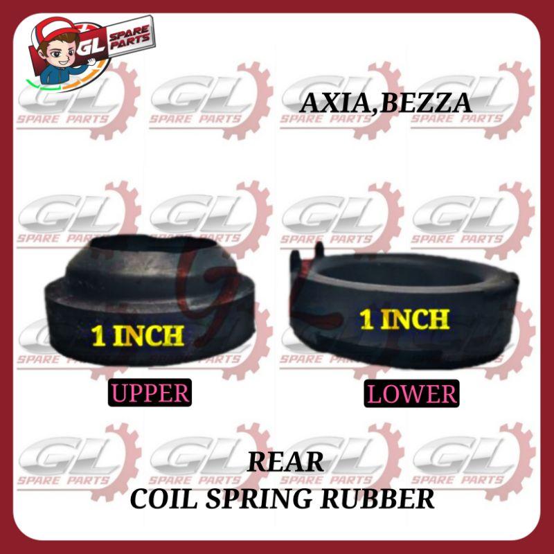 COIL SPRING RUBBER (REAR) PERODUA AXIA BEZZA (REAR/UPPER)(REAR/LOWER ...