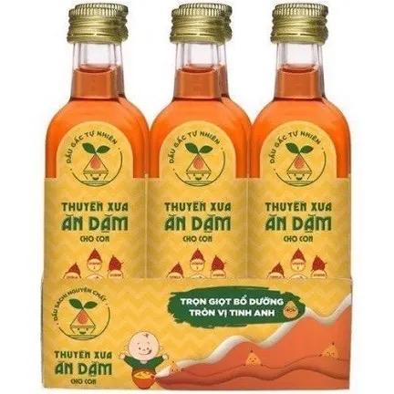 ￼Dầu Ăn Dặm Cho Bé Nguyên Liệu 100% Hạt Tự Nhiên (Óc Chó, Gấc, Sachi) - Thương Hiệu Thuyền Xưa 65ml 4