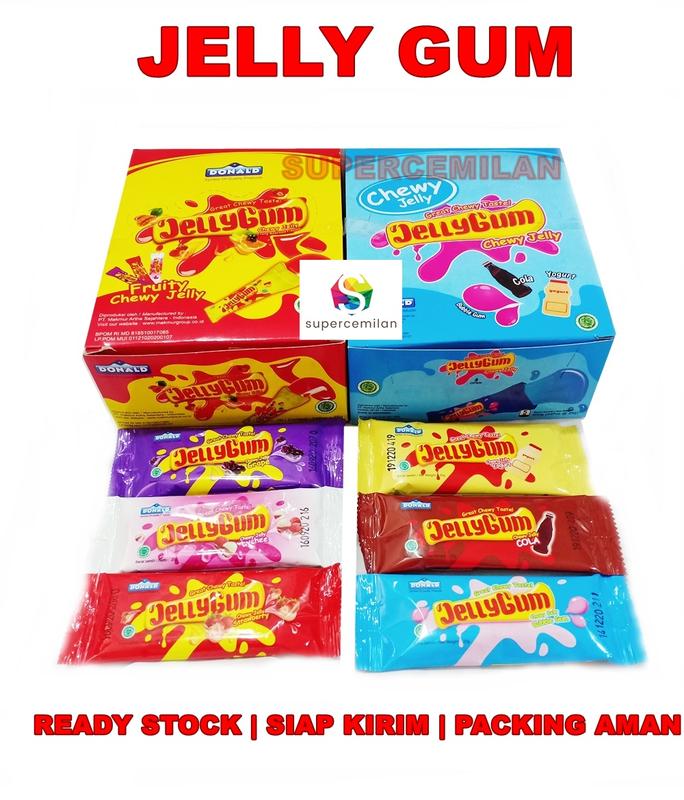 2 Box - Donald Jelly Gum | Jelly Gum Box isi 24 Pcs | Fruit - Shop ...