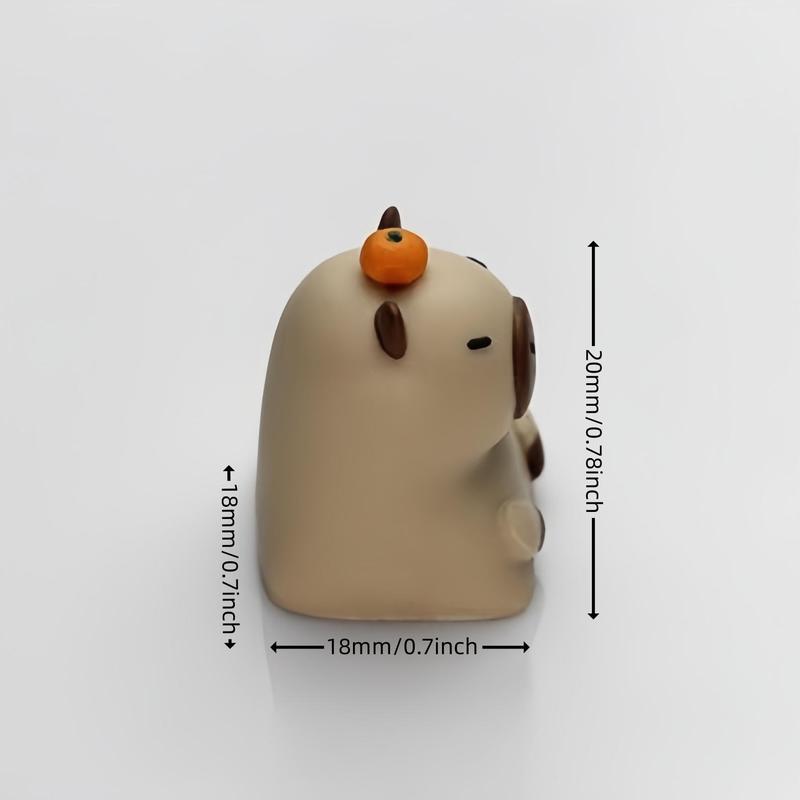 Product Introduction of Cute Animal Design Keycap, 1 Count Durable Keycap, Keyboard Accessories, Fashionable Game Office Accessories for Mechanical Keyboard 13