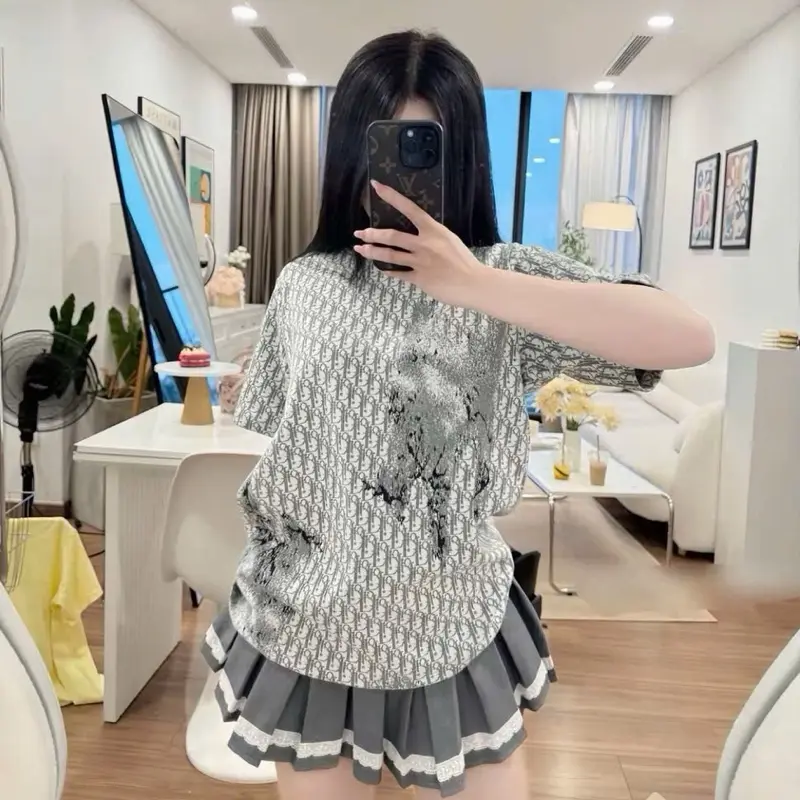 Áo Phông Đì O Umi Monogram Cao Cấp Co Giãn 2 Chiều Form Rộng Boy Phố