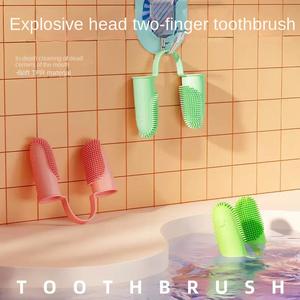 Berus Gigi Anjing, Khusus Kucing, Alat Berguna, Berus Gigi Jari, Pembersihan Mulut, Bekalan Pembersihan Kecil, untuk Haiwan Kesayangan