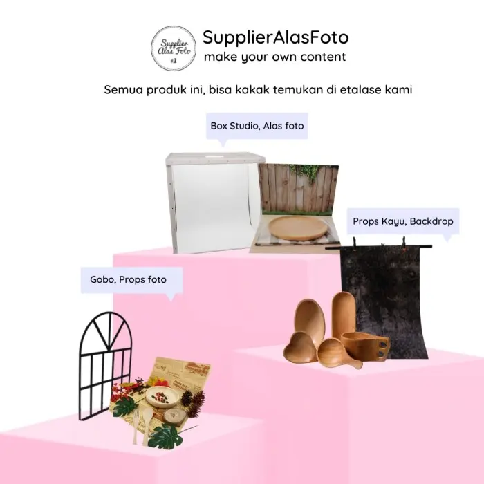 placemat bamboo d-20cm tatakan piring props foto SAF 2