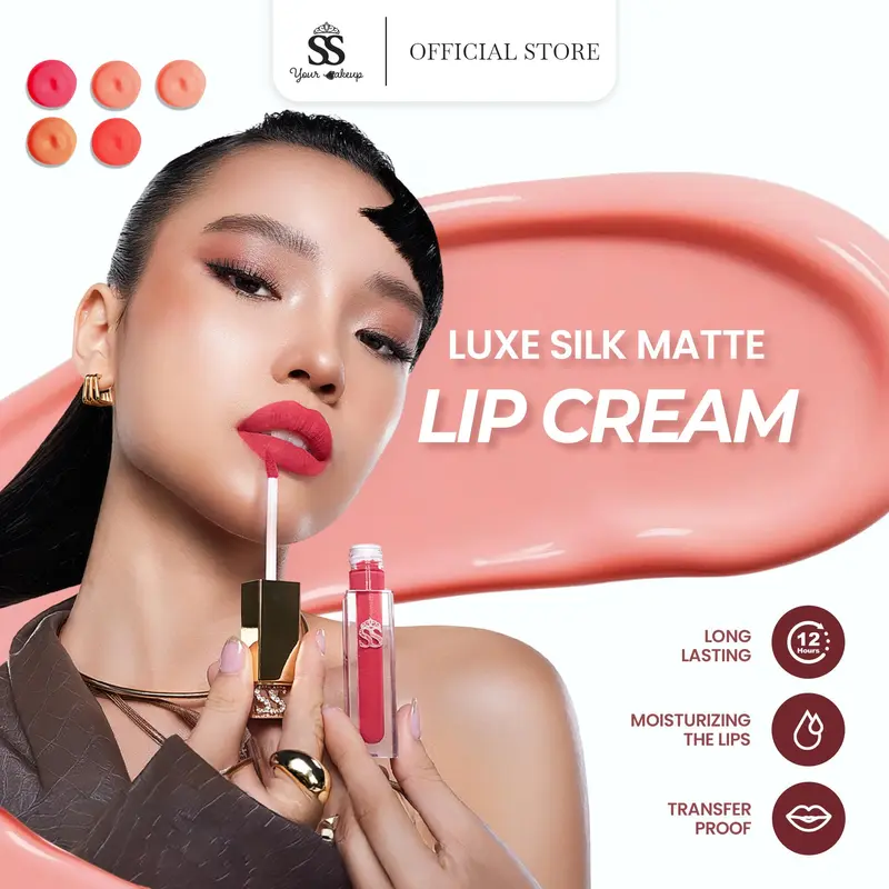 [SS YOUR MAKE UP] - Luxe Silk Matte Lip Cream Lipstik Matte 0